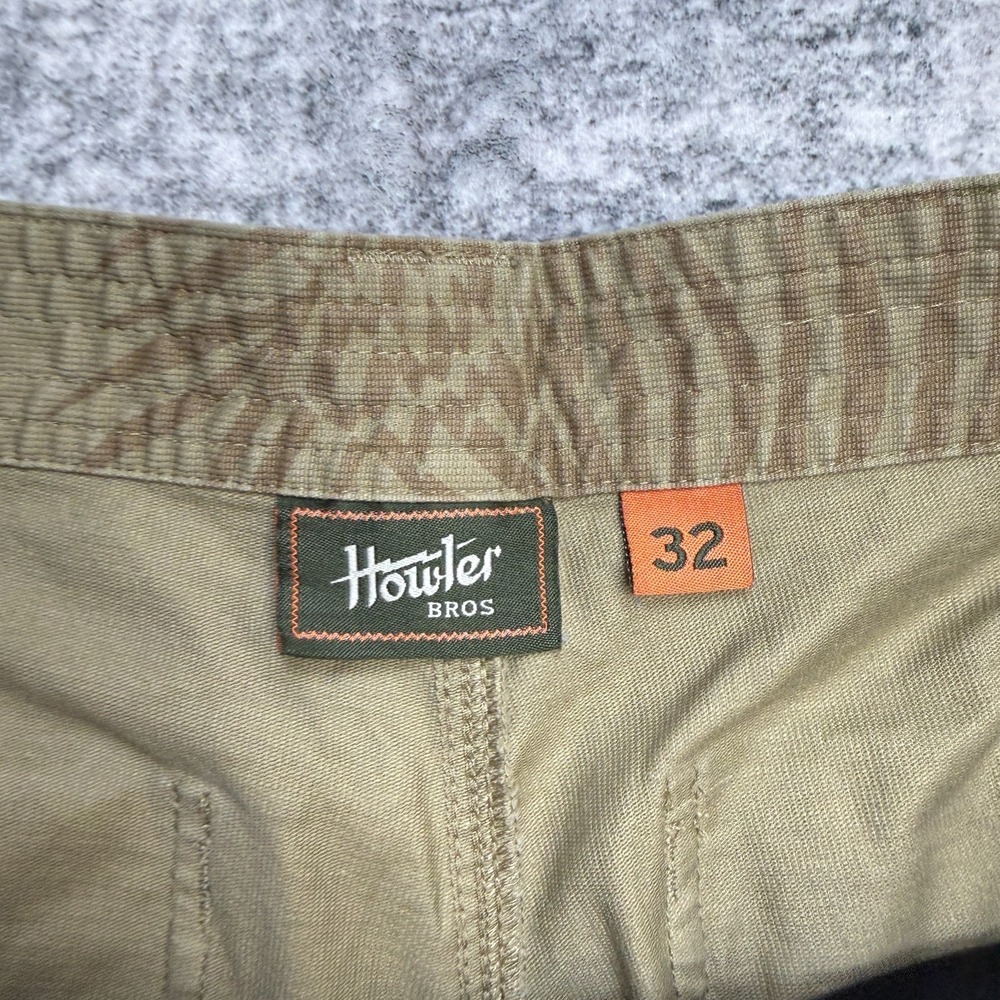 Howler Bros Clarksville Walk Shorts Mens 32 Olive Tan Desert Floral Cactus Beach - Picture 7 of 12